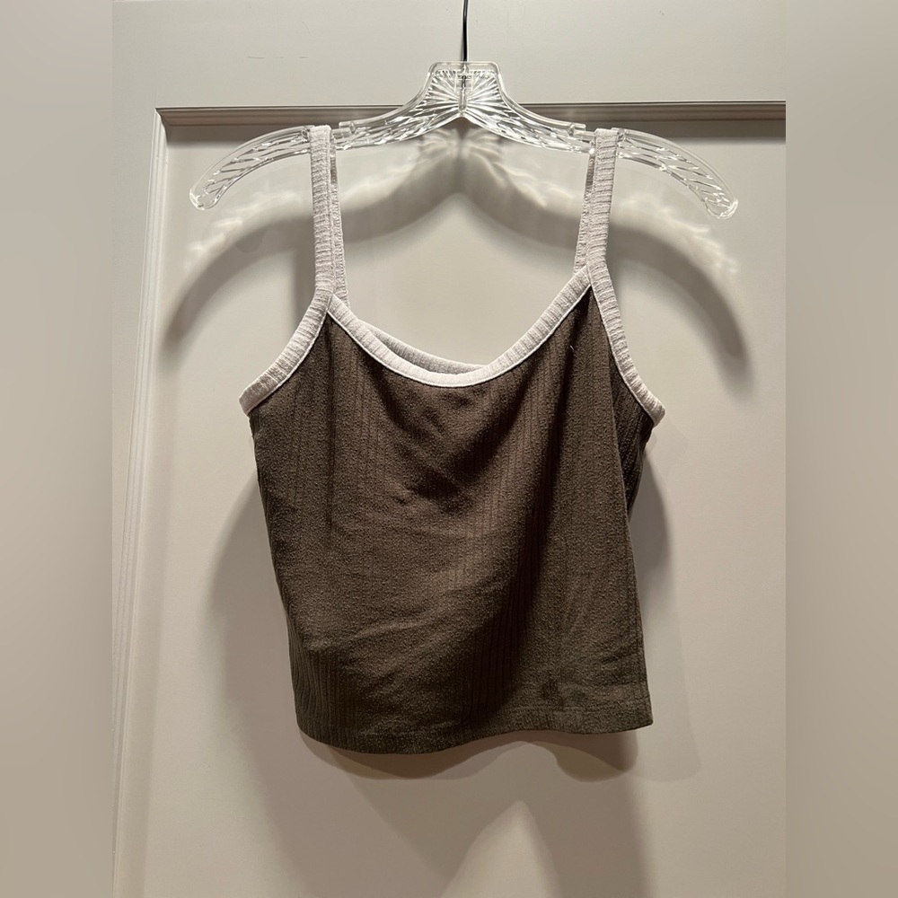 Green tank top